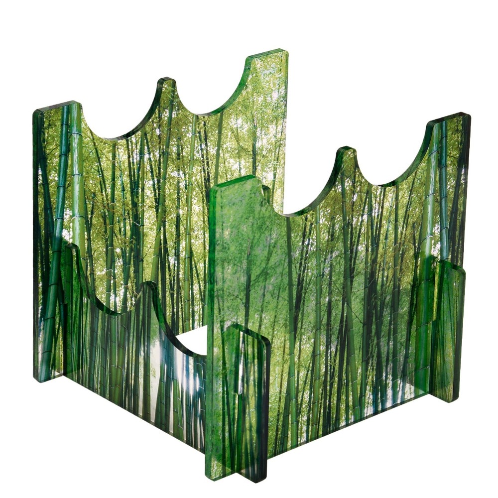 4 Bottle Acrylic Wine Rack