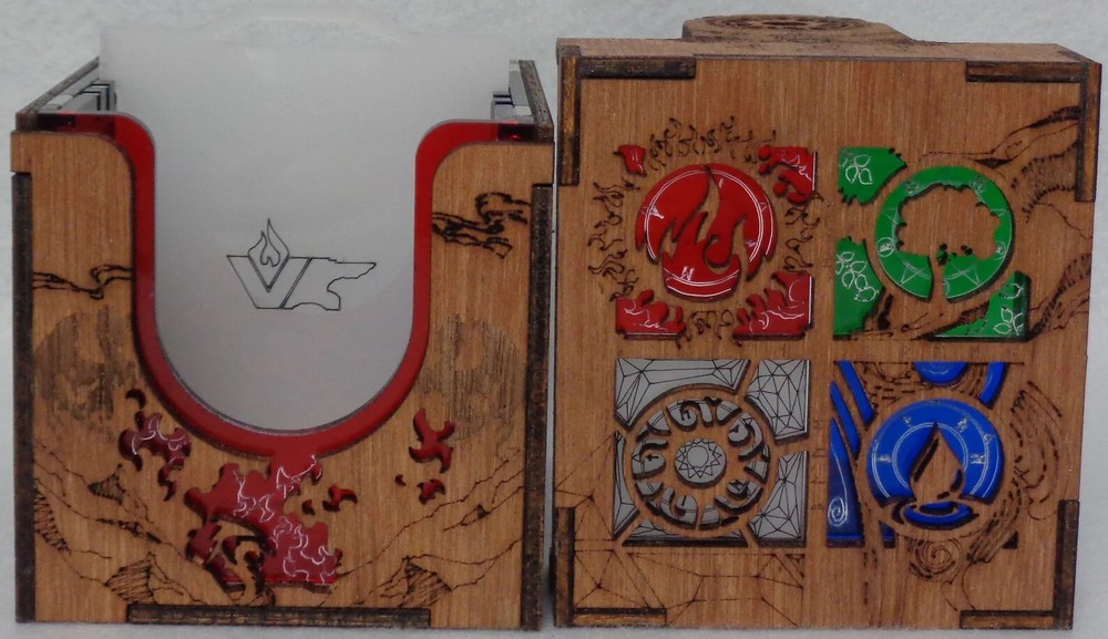 MTG Commander Deck Box INK-TREADER RED/GREEN/WHITE/BLUE standard Magic Gathering