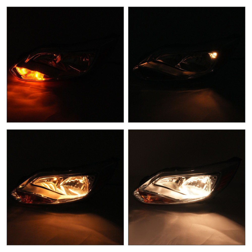 For Ford Focus 2012-2014 Chrome Halogen Headlight Replacement Driver Side Left