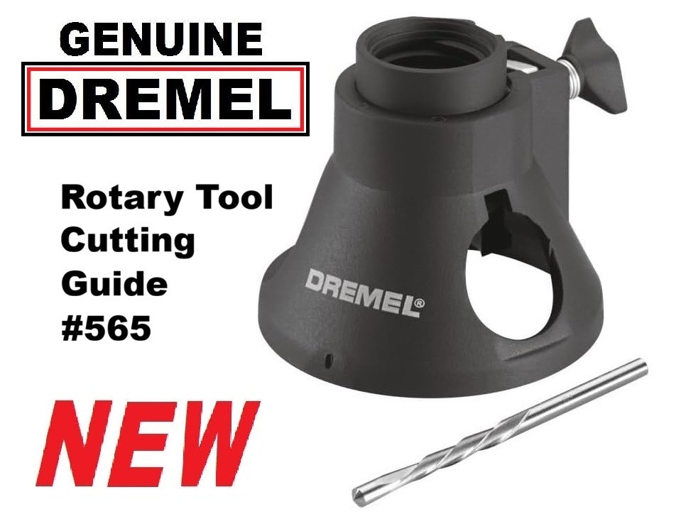 Dremel 565 Multipurpose Rotary Tool Cutting Guide Attachment Accessory with Bit