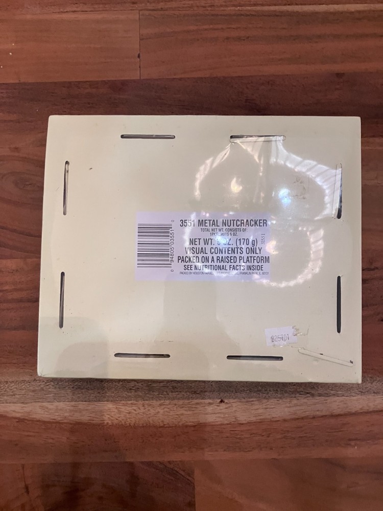 Old Fashioned Nutcracker All Cast Iron Red Base New In Box