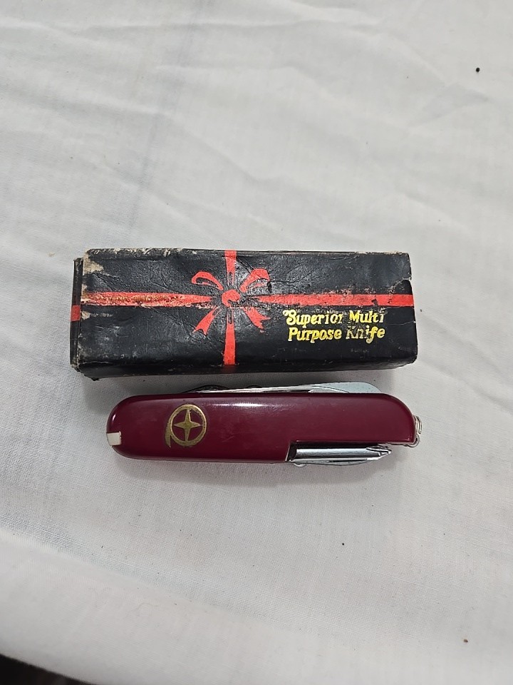 Vintage Swiss Army Red Star In Q Multi function Multi Tool