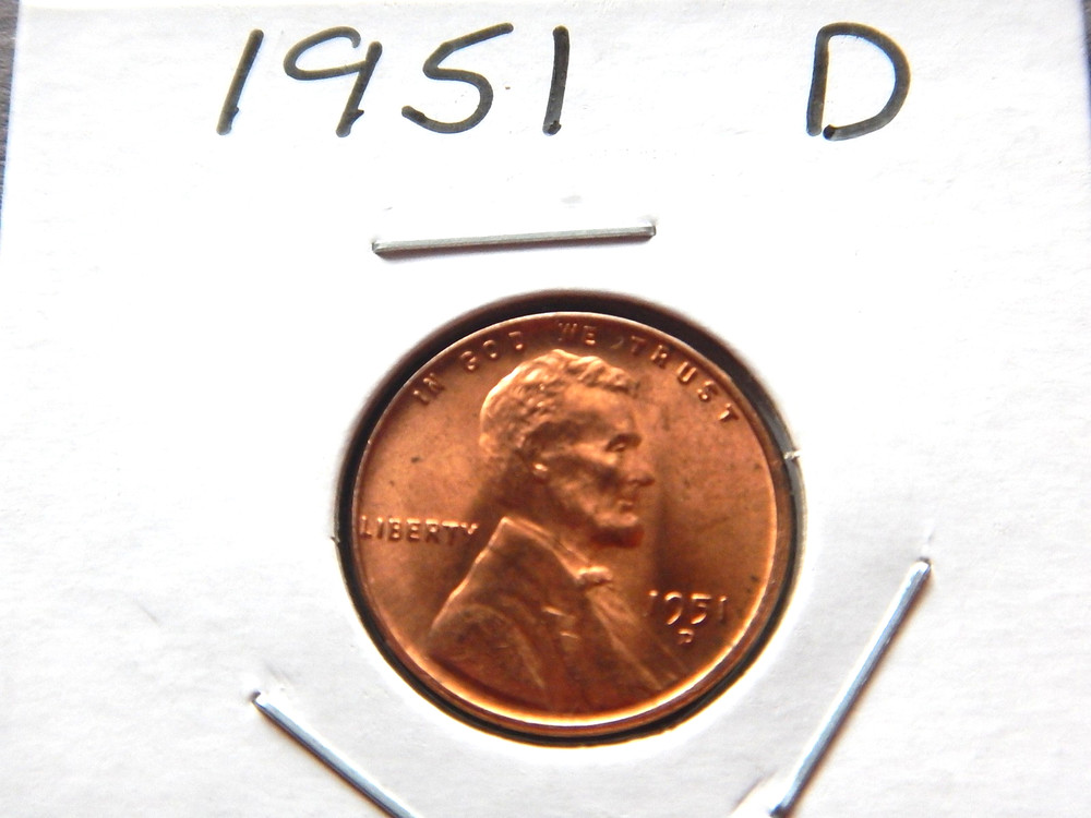 1951 (D) Lincoln Penny