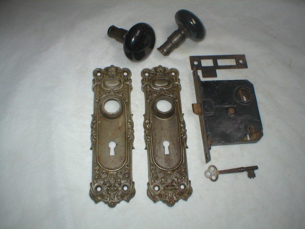 Antique Victorian Era Door Hardware