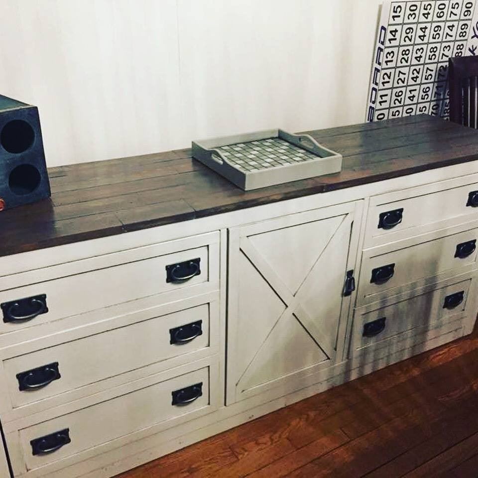 3" Mission Pull Dark Antique Pewter