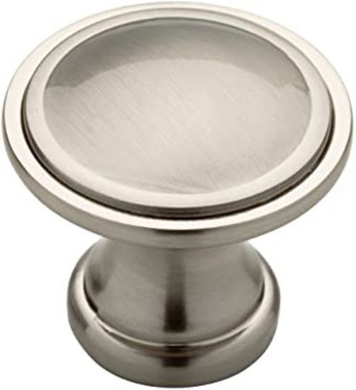 1-3/4" Oversized Ridge Knob Satin Nickel