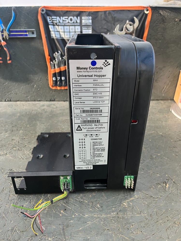 Money Controls Universal Hopper MK4 Version / PARALLEL/ PULS - PROTOCOL