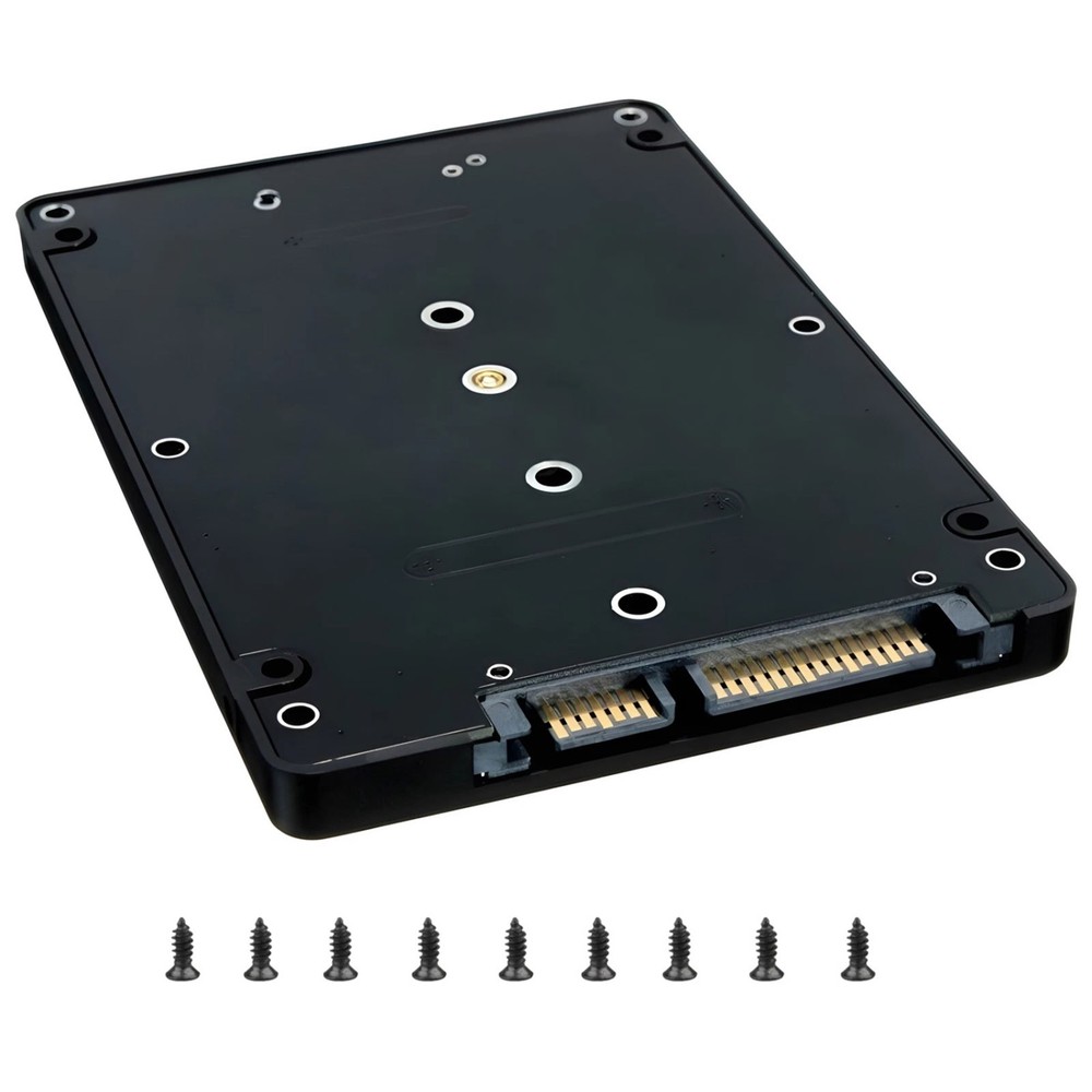 M.2 NGFF to 2.5" SATA Converter 6Gbps Enclosure Support B&M Key Win/Linux