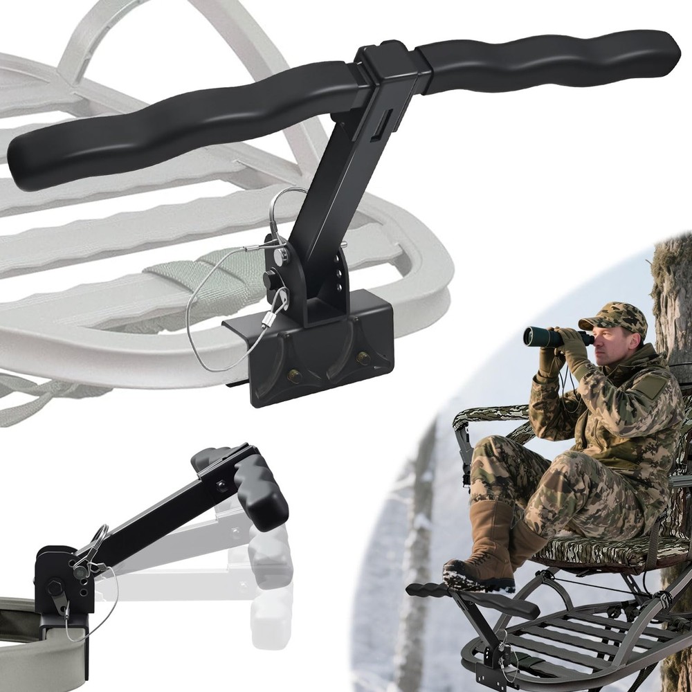 Adjustable Treestand Foot Rest for Hunting, Universal Climbing Treestands Foo...