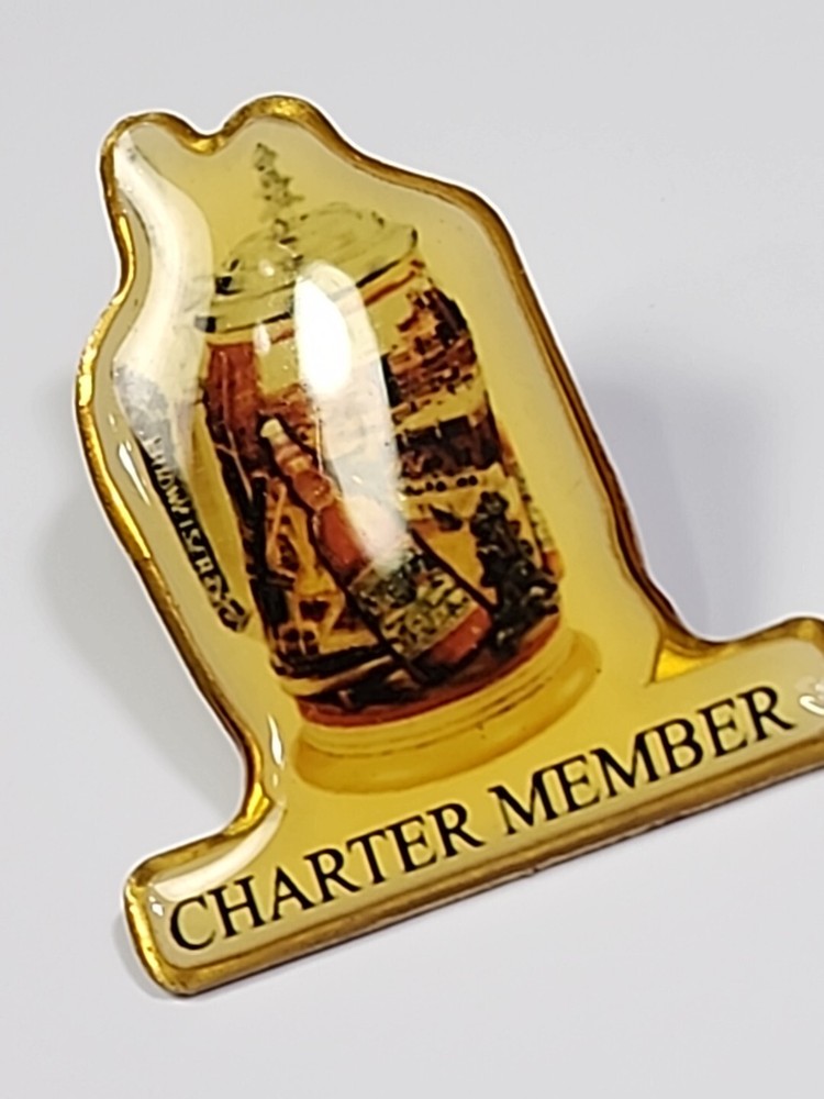 Anheuser-Busch Stein Charter Member Lapel Pin Budweiser