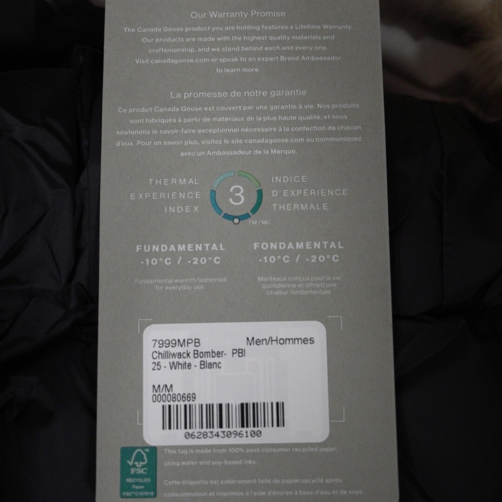 Canada Goose Chilliwack Bomber NEW