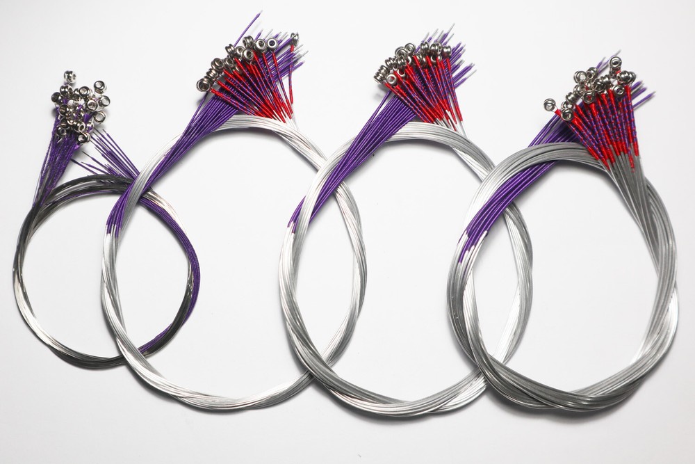 20 sets Good Alloy E A D G Violin Strings, Medium soft Violin String 3/4-4/4