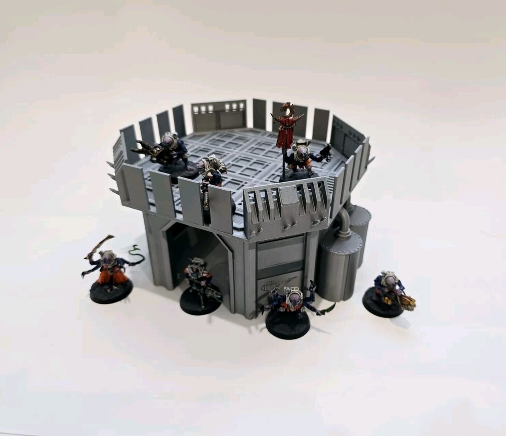 3d Printed Terrain. Forward Command Outpost Great For Tabletop Wargames Scenery