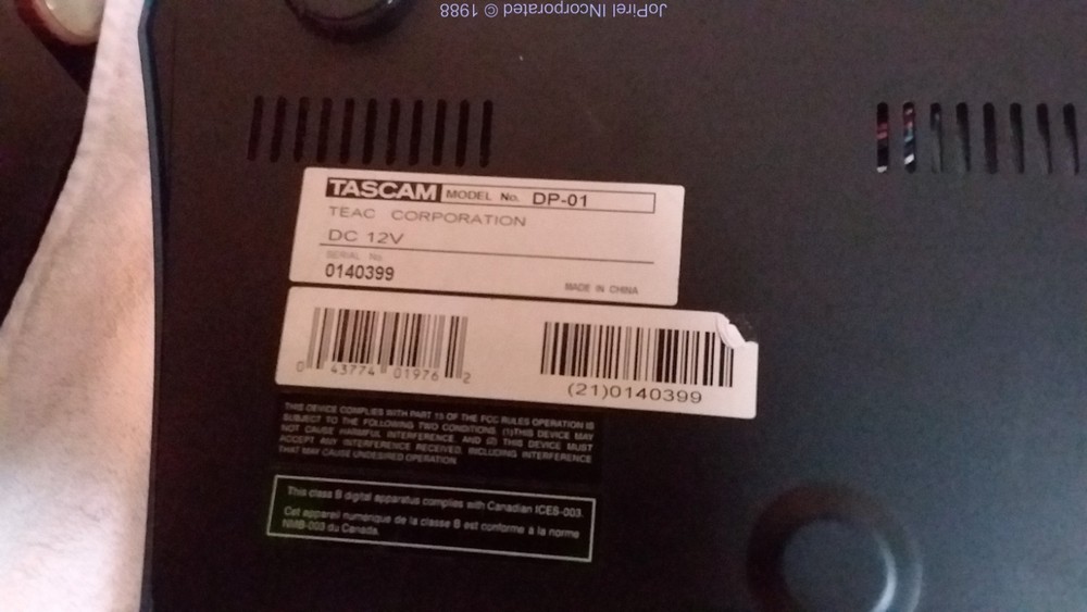 Tascam Portable Studio Digital Recorder DP-01