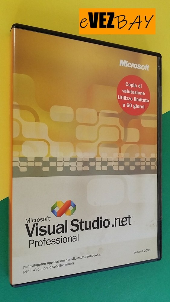 Microsoft VISUAL STUDIO.net Professional - Evaluation Version - NUOVO NEW SEALED