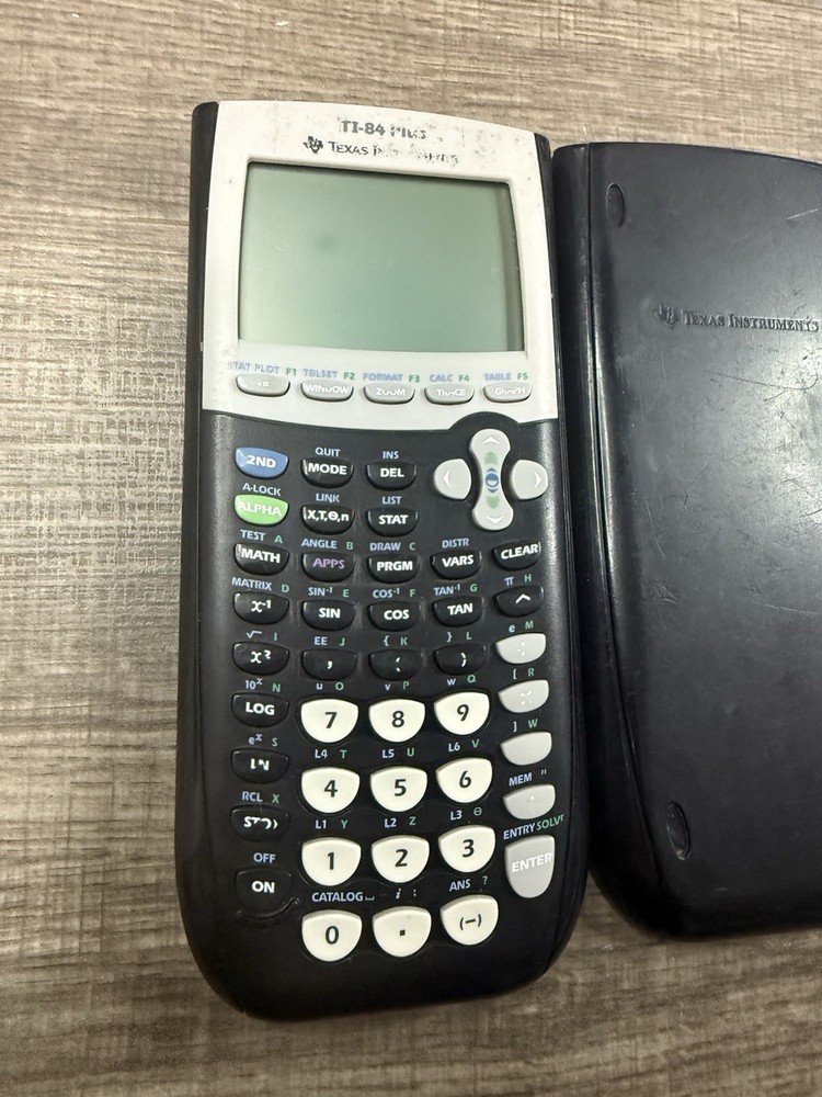Texas Instruments TI-84 Plus Graphing Calculator Tested Working