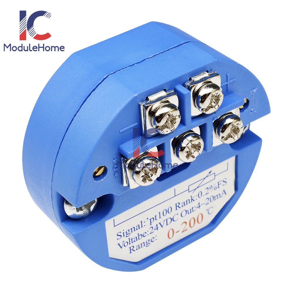 10pcs PT100 4-20MA 0-10V Temperature Sensor Transmitter Module