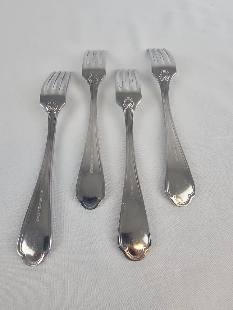 Calderoni Silverware Flatware 4 Dinner Forks