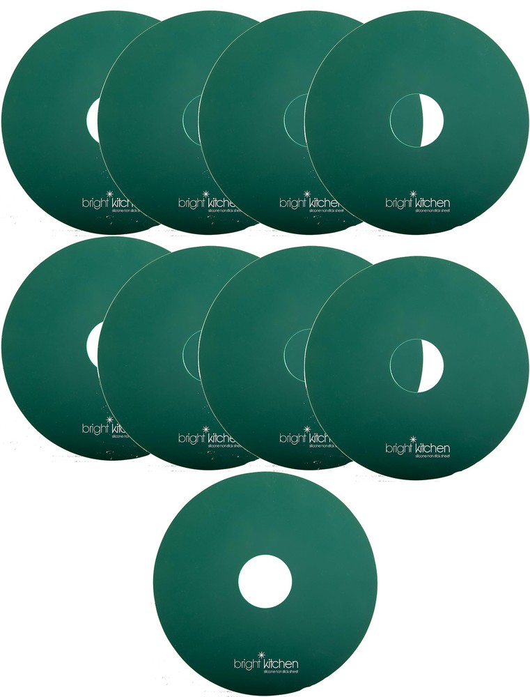 8 Silicone Dehydrator Sheets NON-Toxic for Nesco Round Dehydrators Fruit Roll