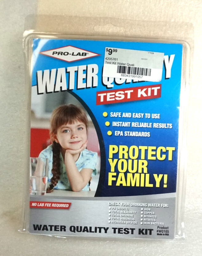Drinking Water Quality Test Kit Pro-Lab Safe Easy to Use EPA Standards