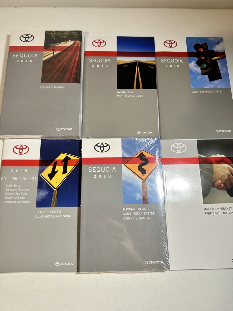 2018 Toyota Sequoia Owner's Manual Set
