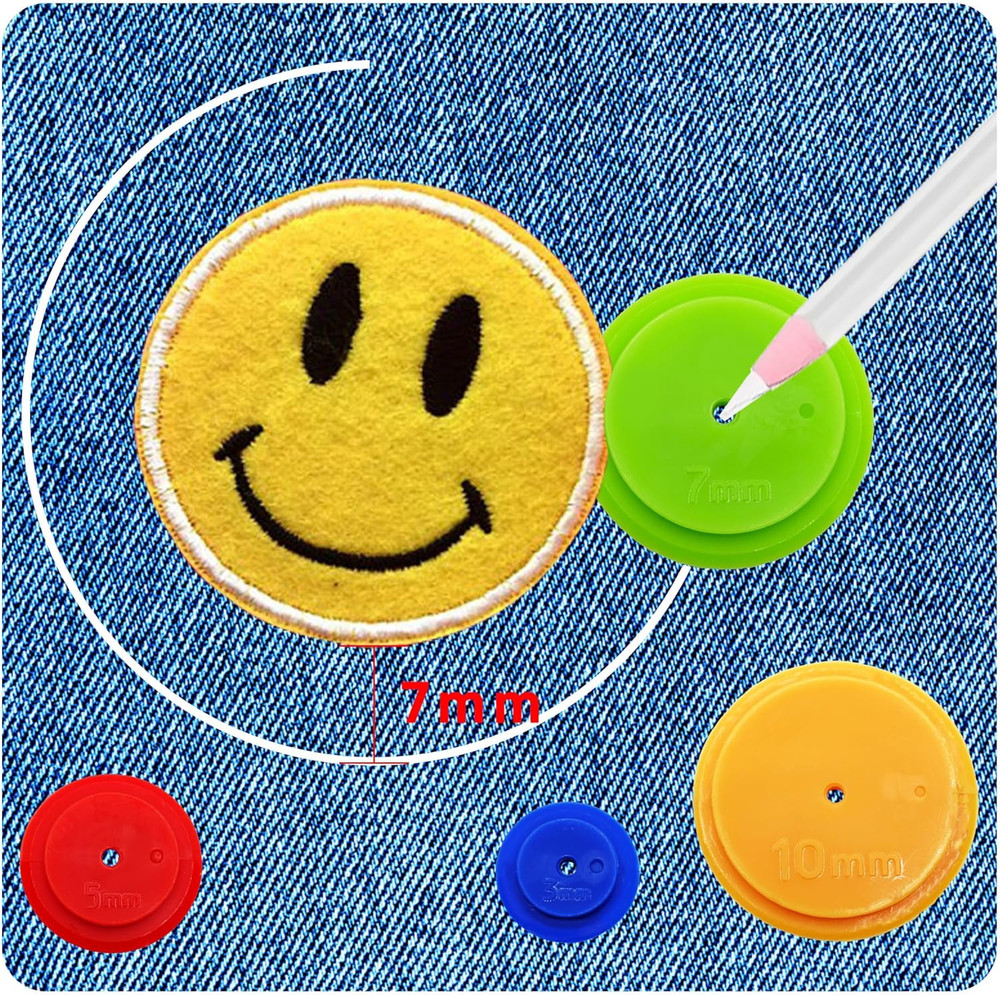 4Pcs Colorful Circle Sewing Tracing Wheel, Marker Quilting Patchwork Tracing Whe
