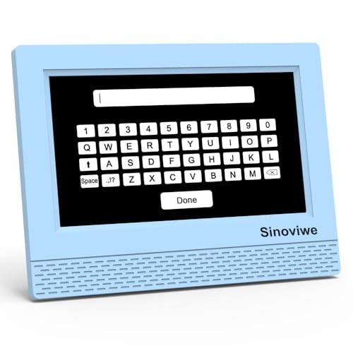 Digital Alarm Clock with 7'' HD Screen, Calendar Function,It is Perfect Blue