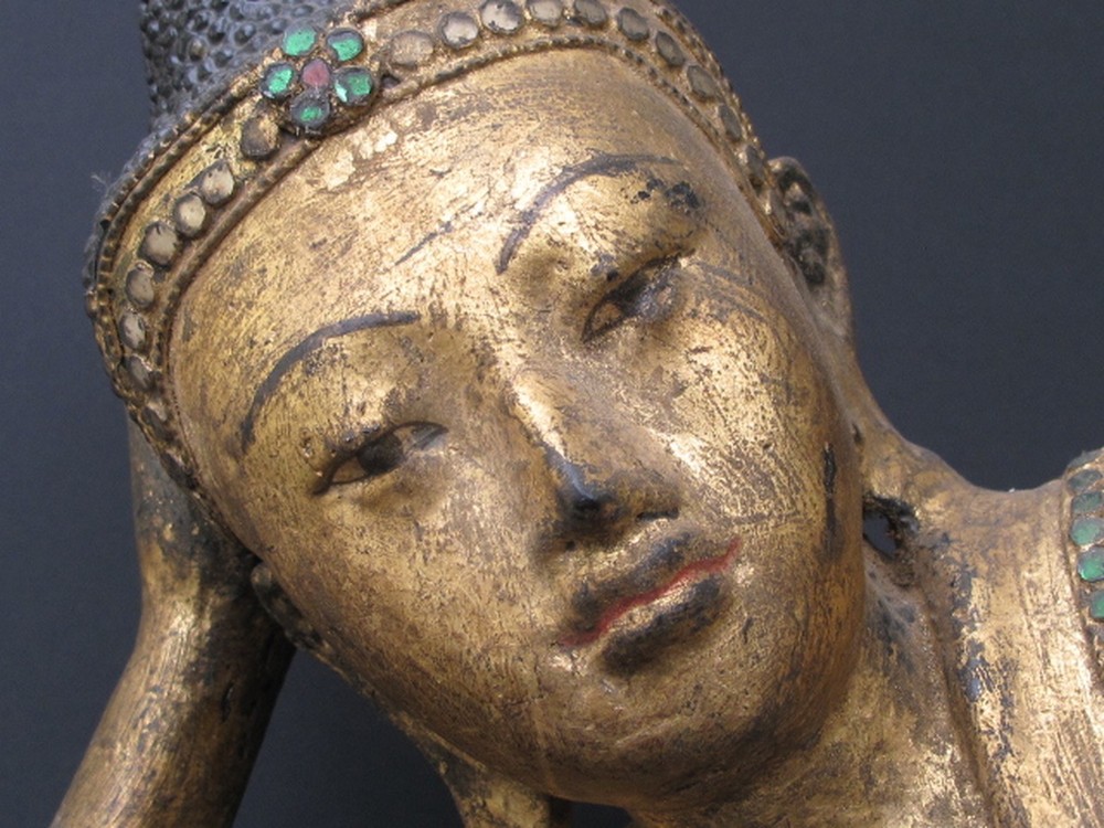 Large Paper Mâché Buddha, Burma