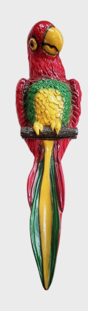 Vintage 26" Universal Statuary Hanging Macaw Parrot Statue