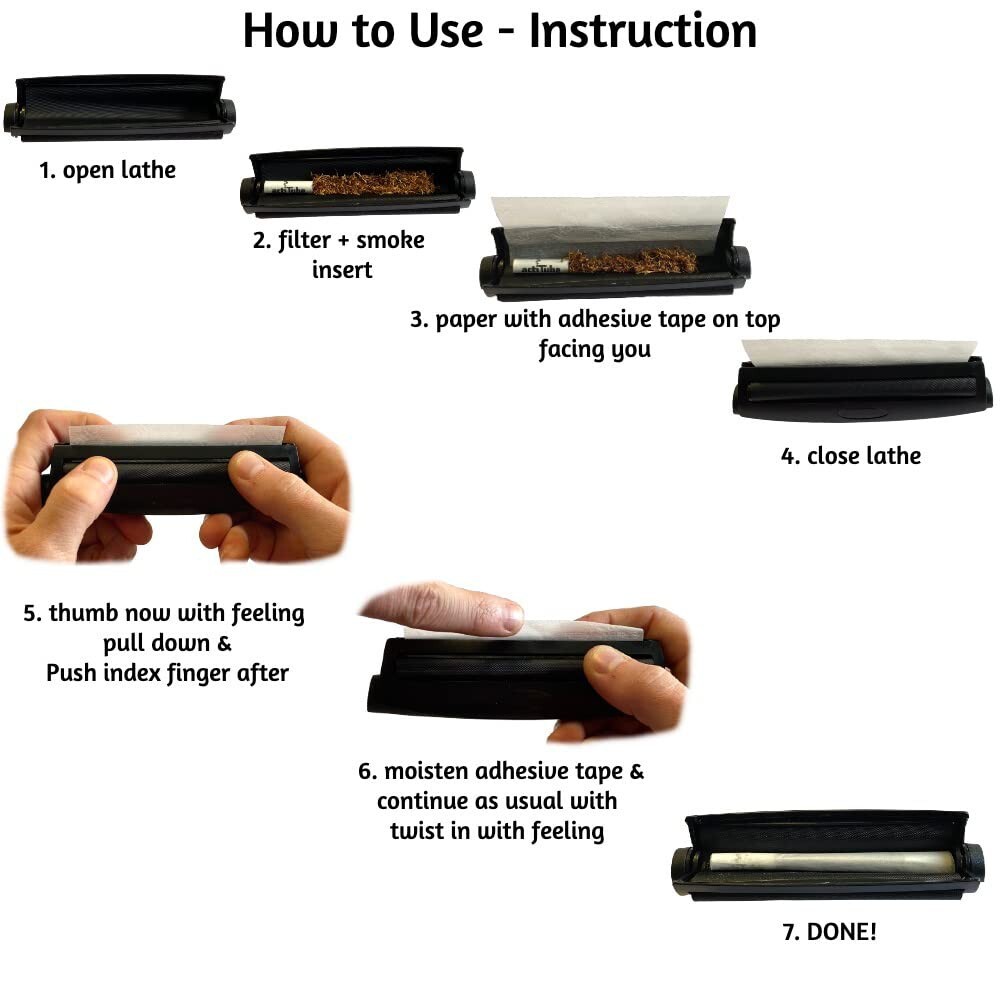 King Palm King Size Cigarette Rolling Machine Pre Roll Cone Roller Smoking Smoke