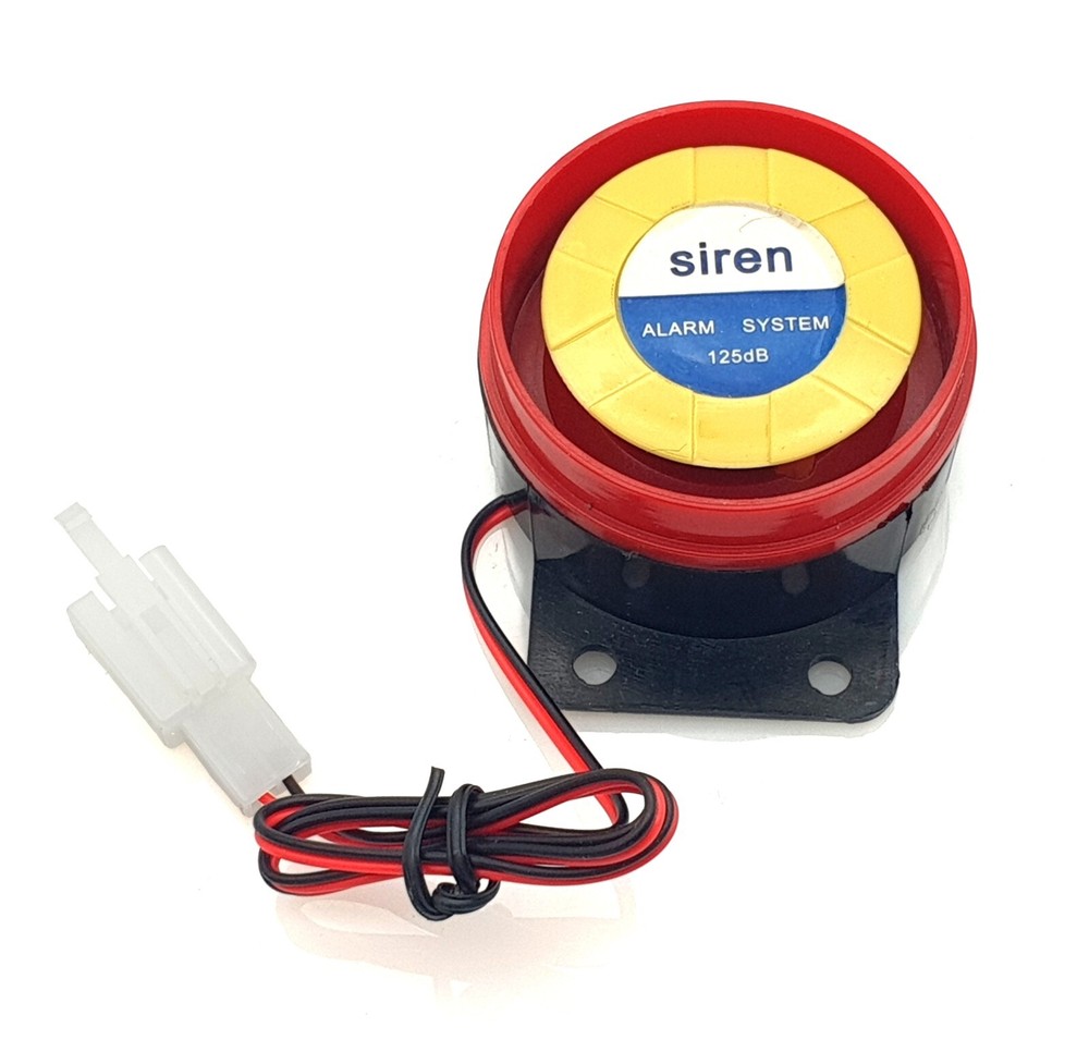 12V 125dB Remote Motorcycle Alarm Waterproof Sensor Vehicle Finder Function