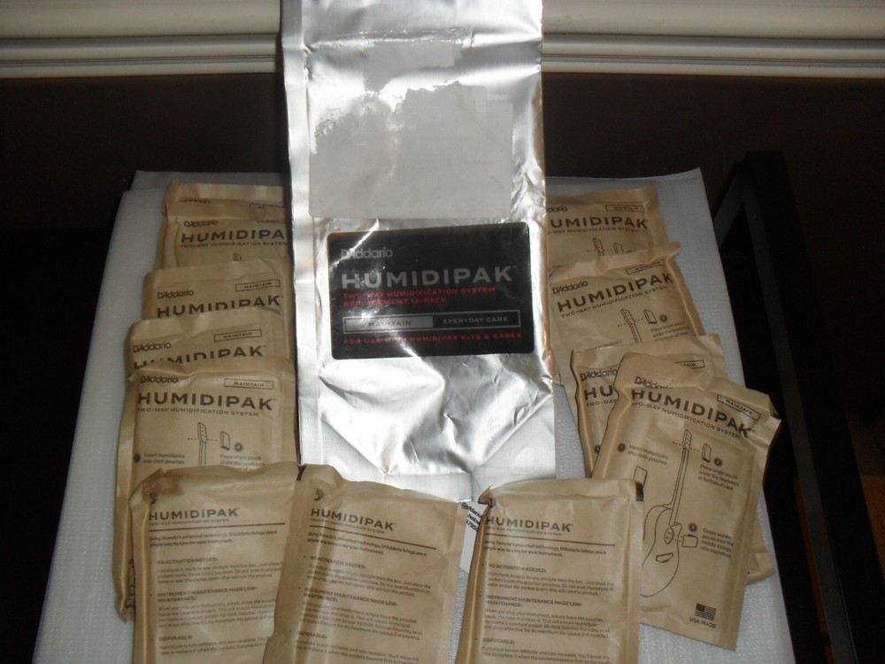 DADDARIO Humidipak 2 WAY Maintain Replacement 12 PACK OPEN PACKAGE NEW