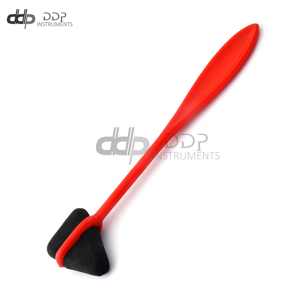 Taylor Percussion Hammer With PVC Black Head & Plastic Handle Red Color