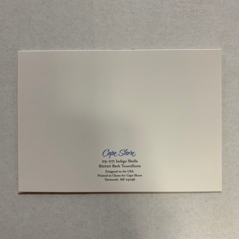 Star Fish Shell Stampped - Boxed Note Cards 10 Pack 09-071