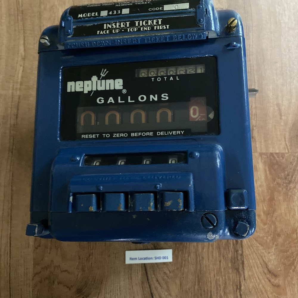 NEPTUNE MODEL 433 PRINT 0-METER REGISTER