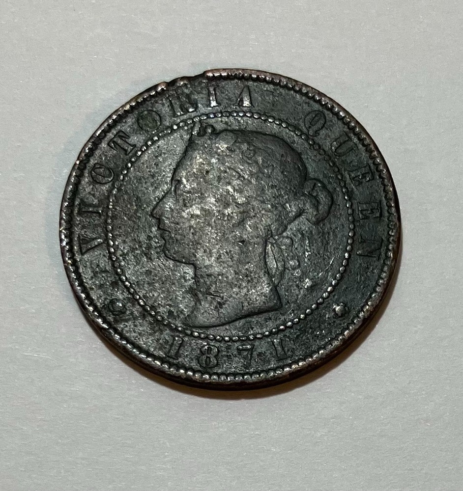 1871 P.E.I. One Cent Penny