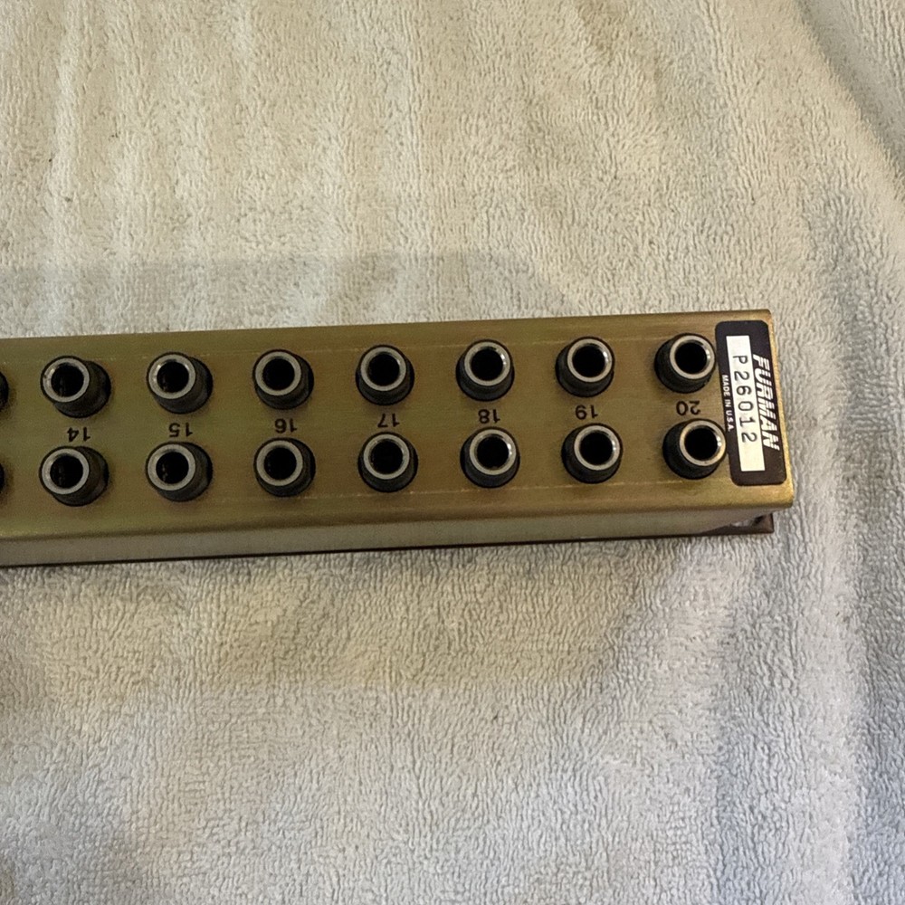 Furman PB-40 Patch Bay Signal Processing Rack Mount
