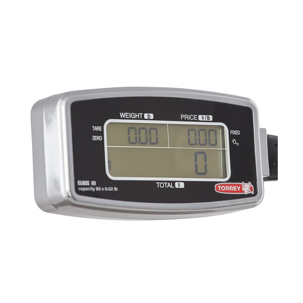 TORREY PC80LT HS Electronic Price Computing Scale, 80 lb, Direct Access Keys,...