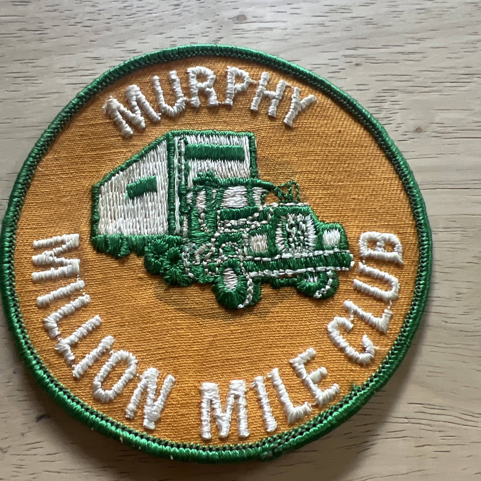 Vintage MURPHY Mile Million Mile Club Patch 3.5”