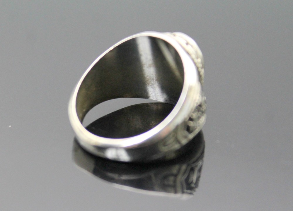 SETH LOW MIDDLE SCHOOL 1998 SOLID STERLING SILVER RING SIZE 9.75'