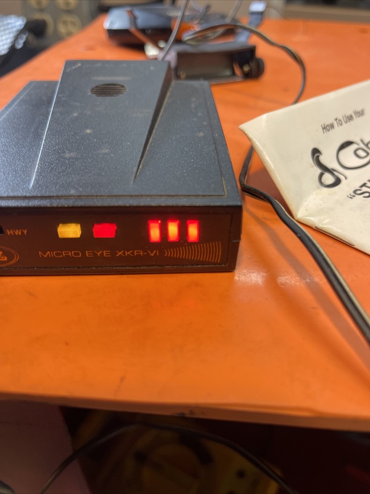 Beltronics BEL Micro Eye XKR-VI & Cobra Stealth Radar Detector Untested