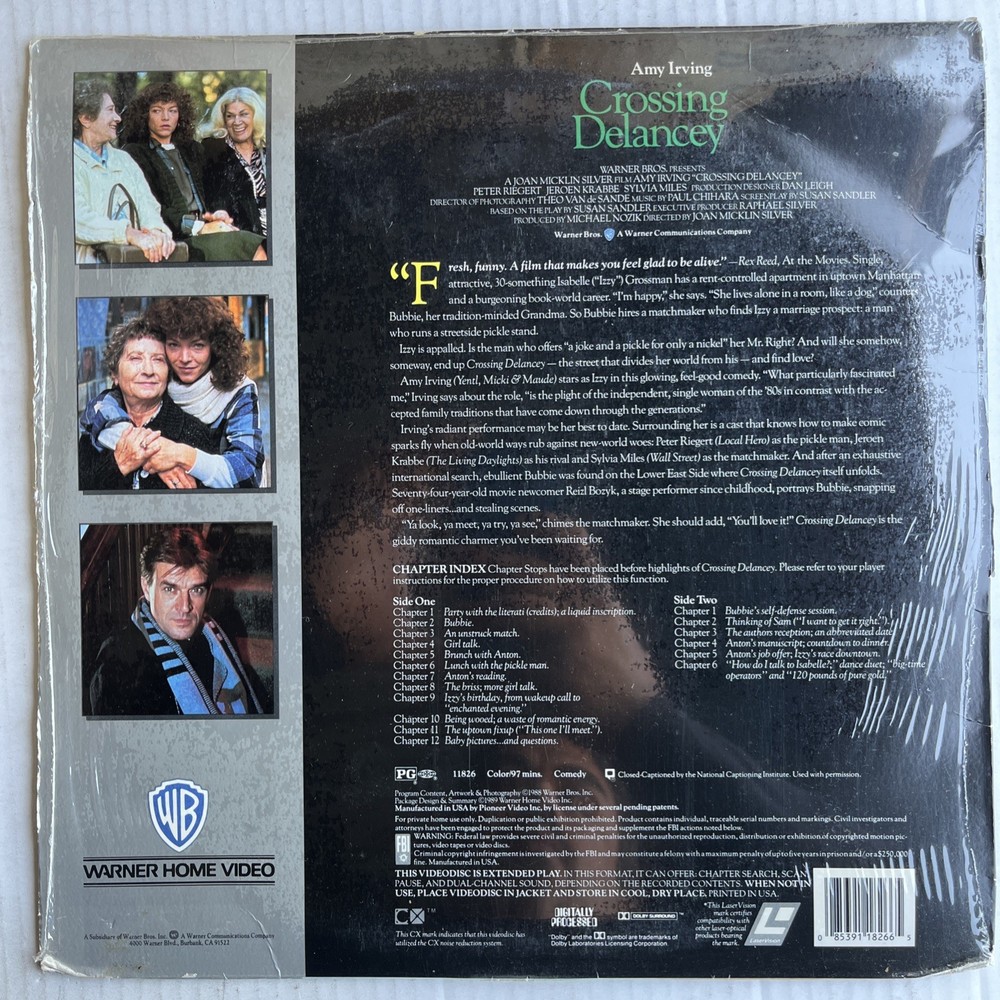 Crossing Delancey (Laserdisc)