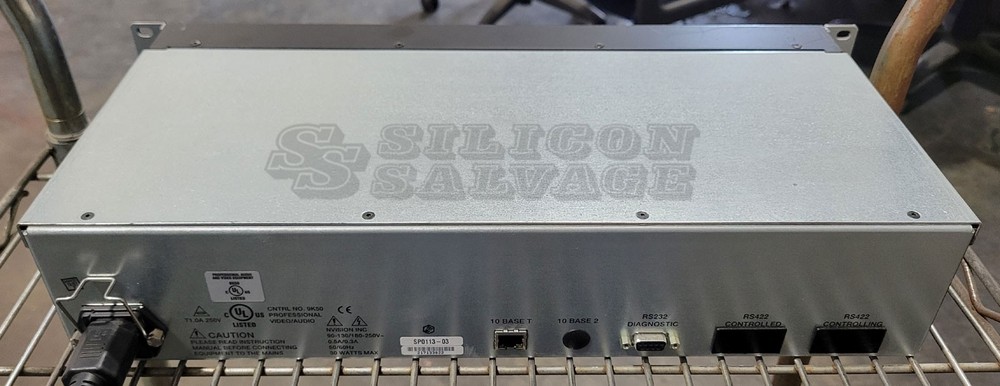 Miranda Technologies NV9601 Control Panel