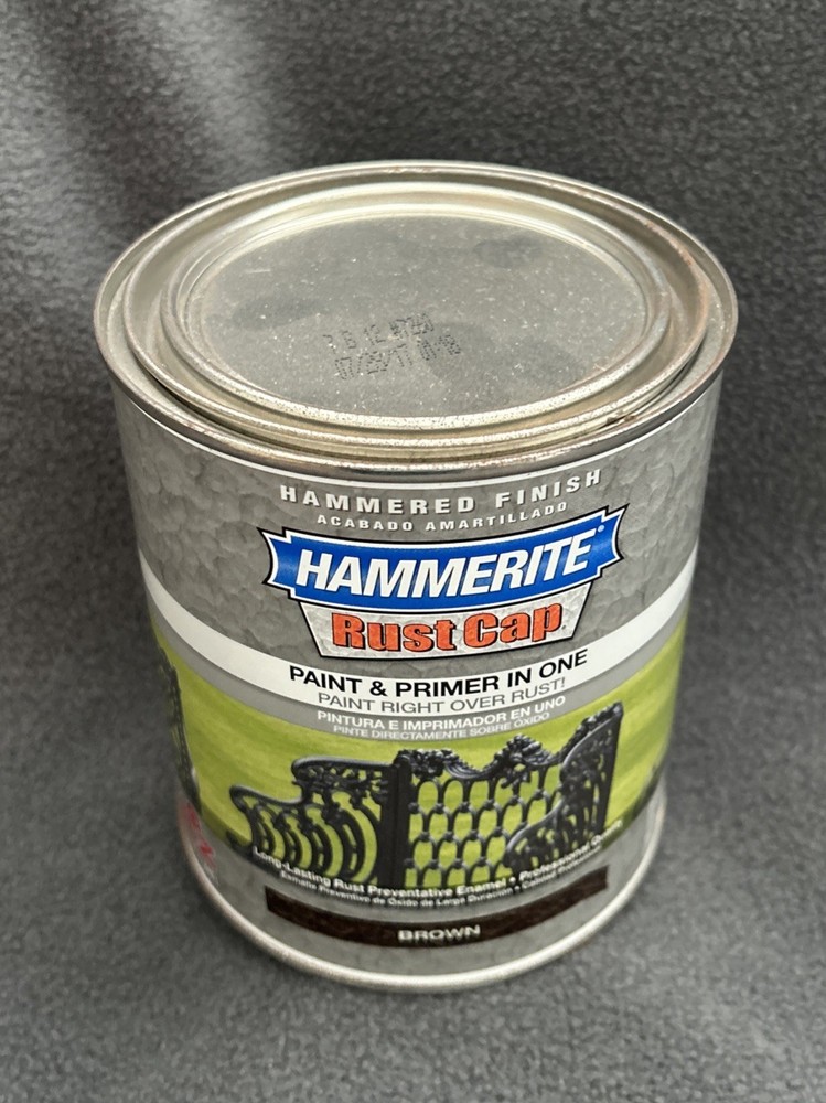 1 Hammerite Rust Cap BROWN Quart 32 oz.
