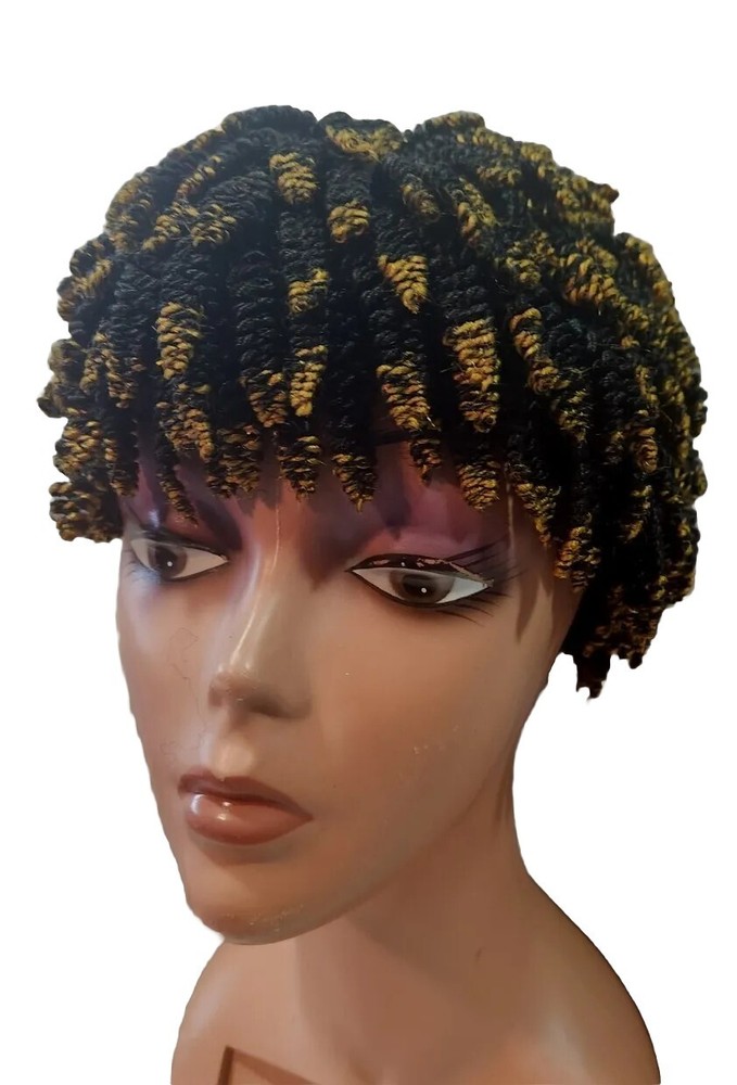 Braided Wig Handmade Micro Braids, Short Braid