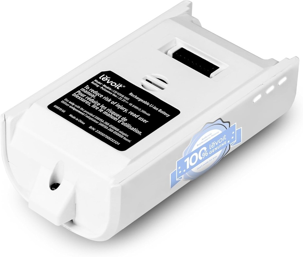 LVAC-200 Replacement Battery, 2200mAh, 50 Mins Runtime