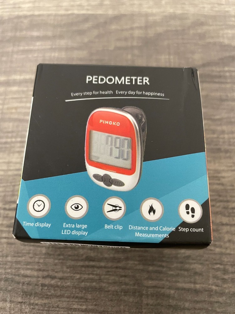 PINGKO Outdoor Multi-Function Portable Sport Pedometer Step/Distance/Calories Co