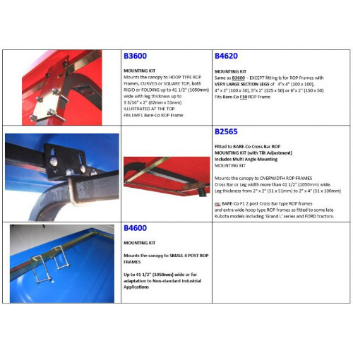 Blue Tractor Canopy