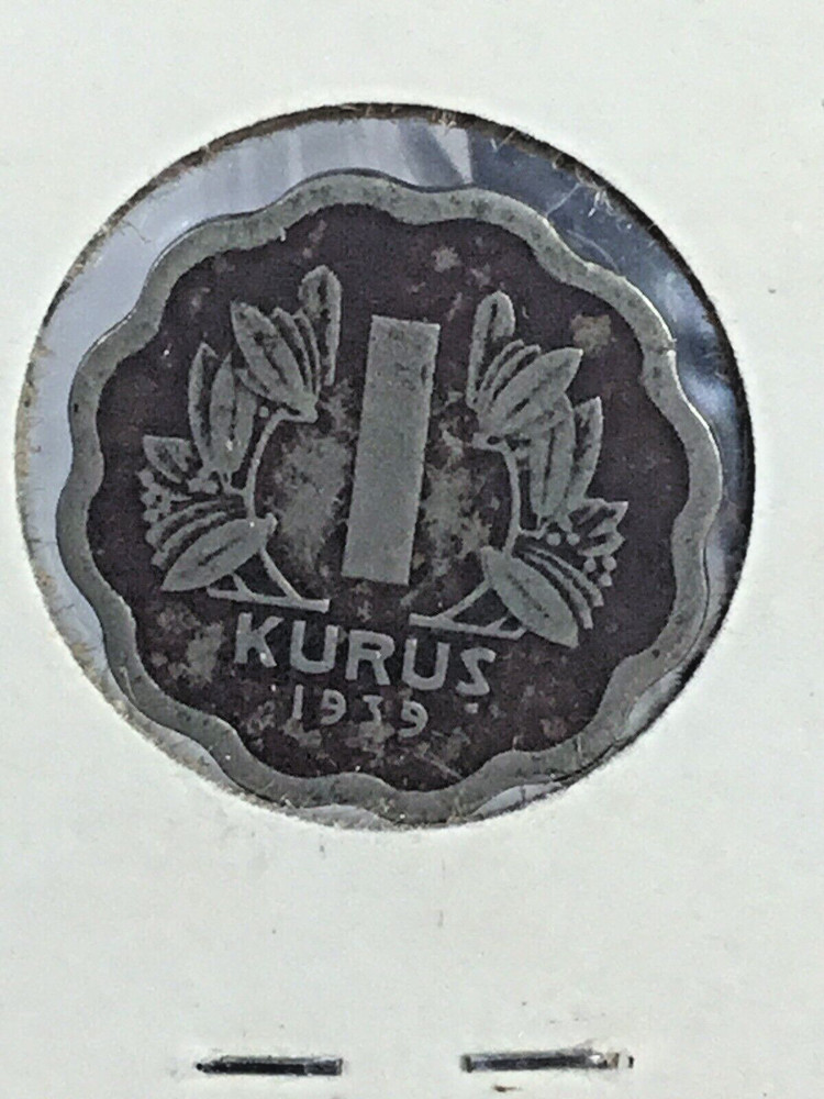 1939 TURKEY 1 KURUS