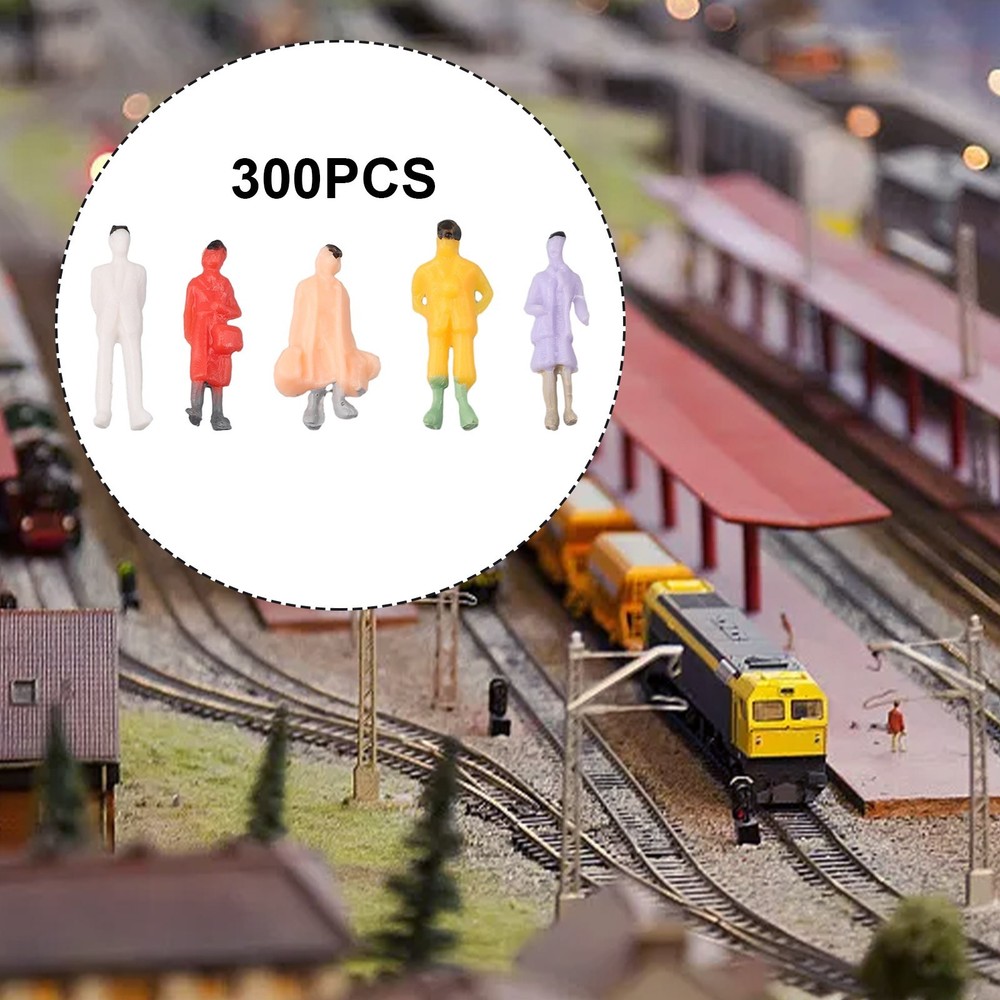 Railway Train Layout Painted Figures HO Scale Mixed Batch Model People Passenger